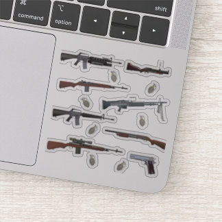 Vietnam Oorlog Amerikaanse wapens Sticker