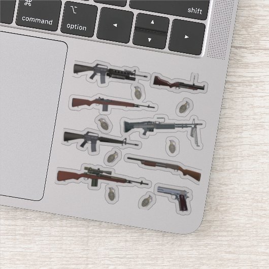 Vietnam Oorlog Amerikaanse wapens Sticker (Detail)