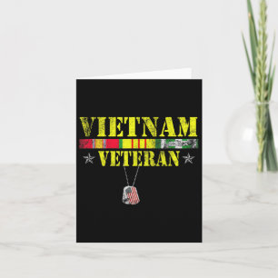Vietnam Oorlog Veteraan Hundedenkplaat Herdenkings Kaart