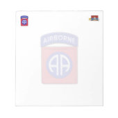 Vietnam patch Notitieblok , 82e luchtafdeling (Voorkant)