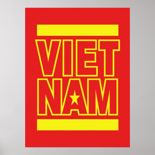 VIETNAM POSTER (Voorkant)