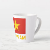 Viêtnam Pride Mug - Drapeau rouge avec Yellow Star (Angle droit)