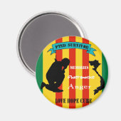 Vietnam PTSD Survivor Magnet (Recto/Verso)