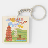 Vietnam Reiskunst Sleutelhanger (Achterkant)