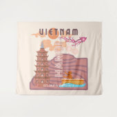 Vietnam Reiskunst Wandkleed (Voorkant (horizontaal))