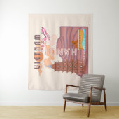 Vietnam Reiskunst Wandkleed (In situ)