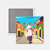 Vietnam reismagneet magneet (Voorkant / Achterkant)