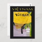  Vietnam reisposter Briefkaart (Voorkant / Achterkant)