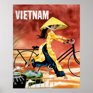 Vietnam reisposter poster