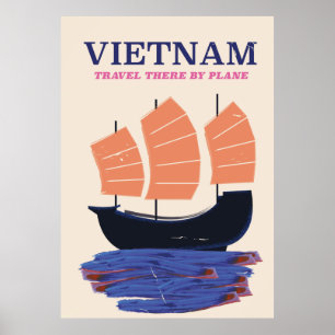 Vietnam Reisposter Poster