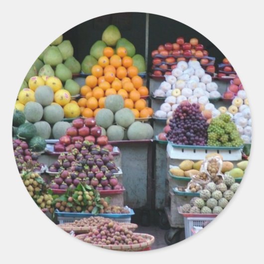 Vietnam Ronde Sticker (Voorkant)