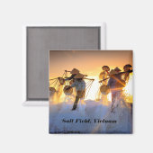 Vietnam Salt Field Magneet (Voorkant / Achterkant)