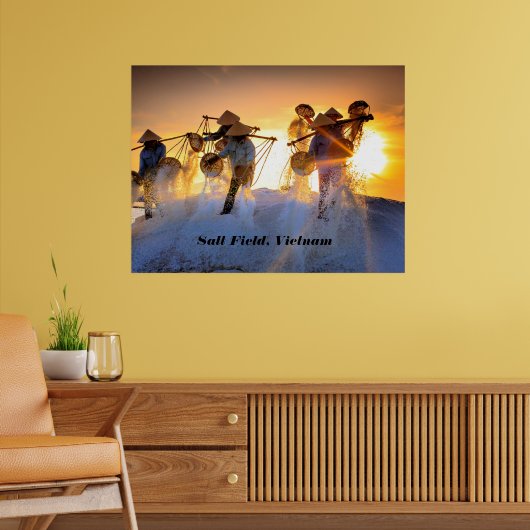Vietnam Salt Field Poster (Woonkamer 2)