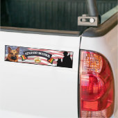 Vietnam Scout Dog Handler Bumpersticker (Op Truck)