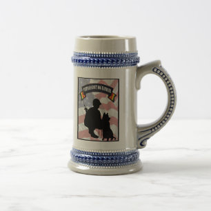 Vietnam Scout Dog Handler Stein Bierpul