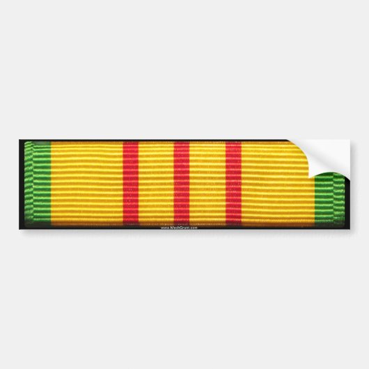 Vietnam Service Medal Bumpersticker (Voorkant)
