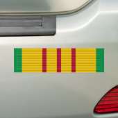 Vietnam Service Medal-lint Bumpersticker (Op auto)