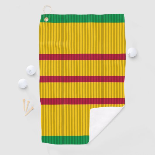 Vietnam Service Medal-lint Golfhanddoek (Insitu)