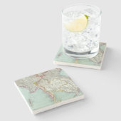 Vietnam Stenen Onderzetter (Zijkant)