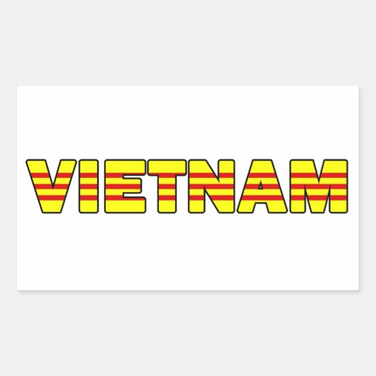 Vietnam Sticker (Voorkant)