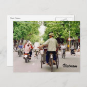 vietnam straten briefkaart (Voorkant / Achterkant)
