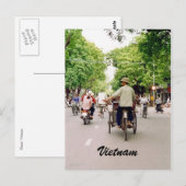 vietnam street briefkaart (Voorkant / Achterkant)