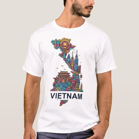 VIETNAM T-SHIRT (Voorkant)
