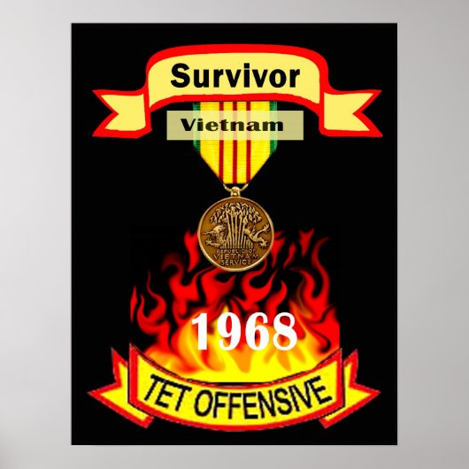 Vietnam Tet Offensive Survivante Poster (Devant)