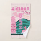 Vietnam Travel Art (Serviette à main)