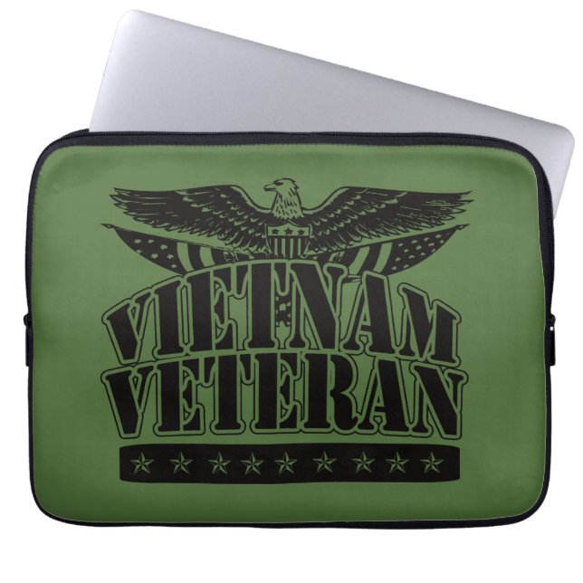 VIETNAM VET LAPTOP SLEEVE (Voorkant)