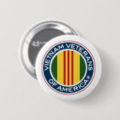 Vietnam Veteraan-Amerikaanse Button (Voorkant /achterkant)