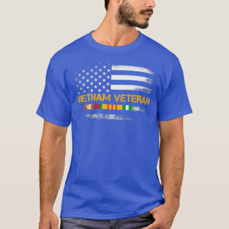Vietnam Veteraan Amerikaanse vlag T Gift Vietnam W T-shirt
