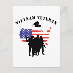 Vietnam Veteraan Briefkaart