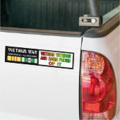 vietnam veteraan bumpersticker (Op Truck)