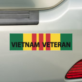 Vietnam Veteraan Bumpersticker (Op auto)