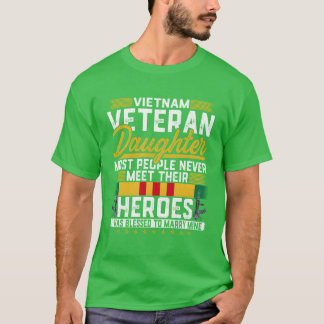Vietnam Veteraan Dochter Meeste Mensen vintage T-shirt
