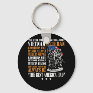 Vietnam Veteraan het beste Amerika had Shirt gekoc Sleutelhanger