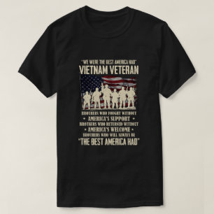 Vietnam veteraan het beste Amerika had trots T-shirt