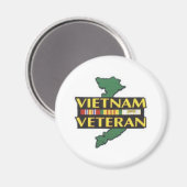 Vietnam Veteraan Magneet (Voorkant / Achterkant)
