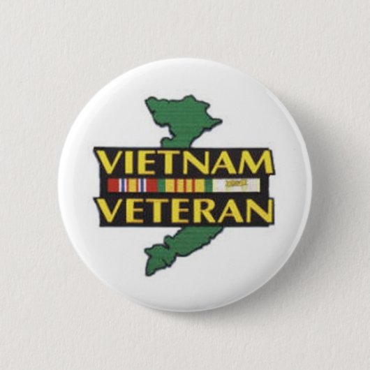 Vietnam Veteraan Ronde Button 5,7 Cm (Voorkant)