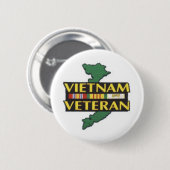 Vietnam Veteraan Ronde Button 5,7 Cm (Voorkant /achterkant)