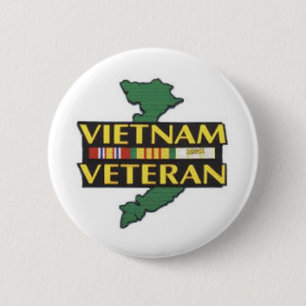 Vietnam Veteraan Ronde Button 5,7 Cm