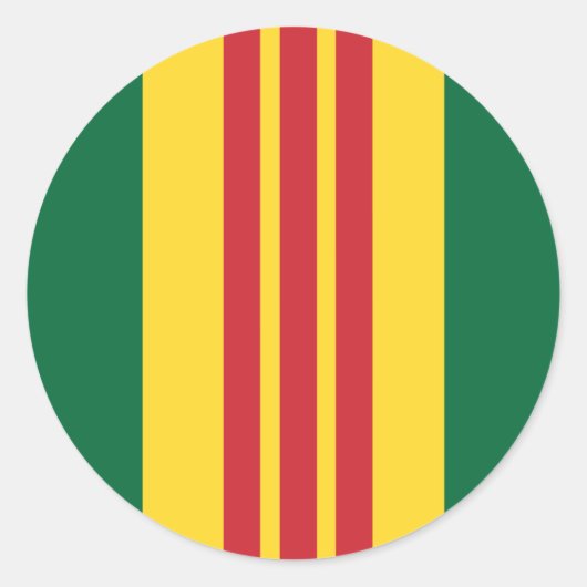 Vietnam Veteraan Ronde Sticker (Voorkant)