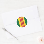 Vietnam Veteraan Ronde Sticker (Envelop)