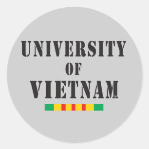 Vietnam veteraan stencil sticker