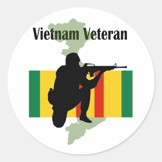 Vietnam Veteraan Stickers (Voorkant)