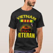 Vietnam veteraan ter nagedachtenis van Vietnam vet T-shirt (Voorkant)