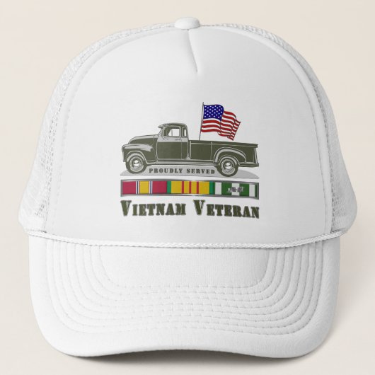Vietnam Veteraan Trucker Pet (Voorkant)