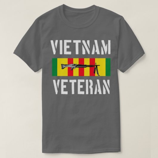 Vietnam Veteraan Vietnam Veteraan M60 GPMG van Dir T-shirt (Design voorkant)