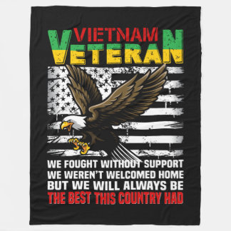 Vietnam-veteraan We zullen altijd het beste zijn v Fleece Deken